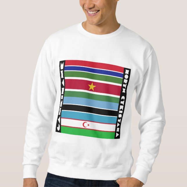 Sweatshirt Gambiname et Cykistana du Nord (Devant)