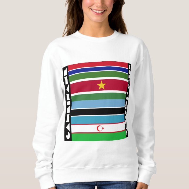Sweatshirt Gambiname et Cykistana du Nord (Devant)
