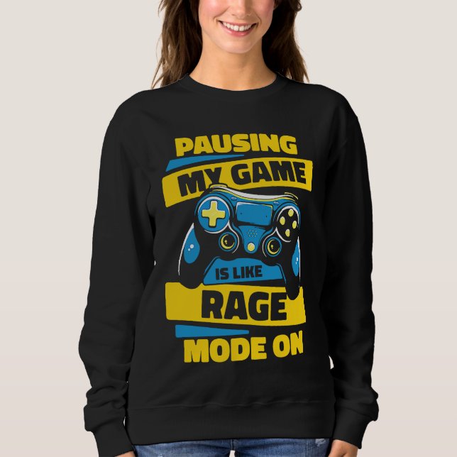 Sweatshirt Gamer Controller Gaming Video Games (Devant)