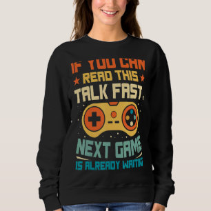 Sweatshirt Gamer Dit Si Vous Pouvez Lire Ce Casque De Jeux
