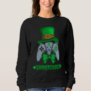 Sweatshirt Gamerchaun Irish Gaming Jour de la Saint Patrick B