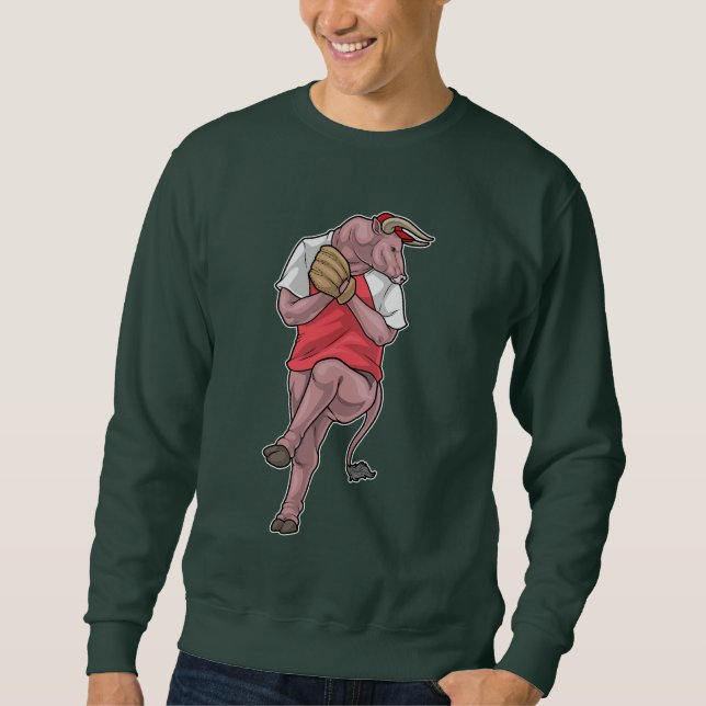 Sweatshirt Gant de baseball Bull Baseball (Devant)