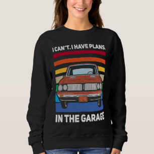 Sweatshirt Garage de mécanique automobile Diesel & Mécanicien