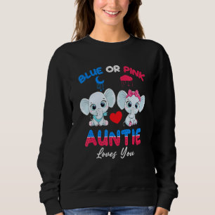 Sweatshirt Garçon Ou Fille Tante Vous Aime Éléphant Bébé Genr