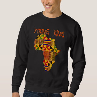 Sweatshirt Garçons African Kente Imprimer Petits Enfants Avec