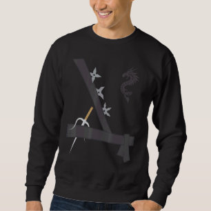 Sweatshirt Garçons Costume Ninja Facile Dernière minute Hallo