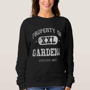 Sweatshirt Gardena Propriété Xxl Sport College Athletic Funny