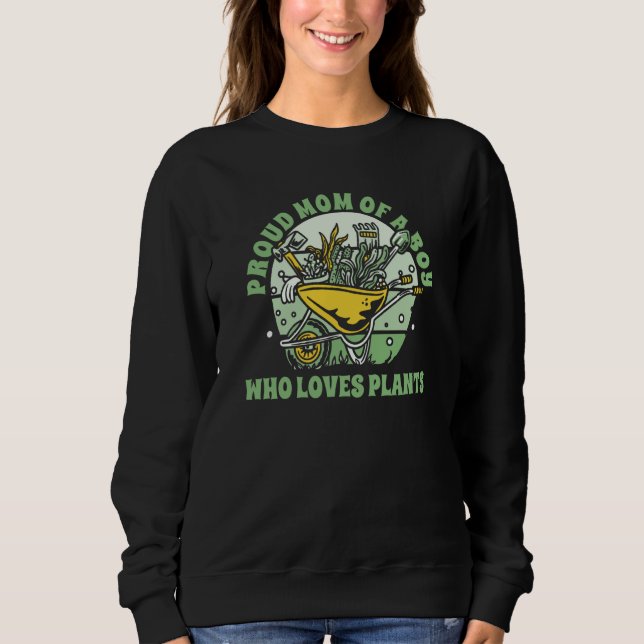 Sweatshirt Gardener Wheelbarrow Garden Plants  Flowers Garden (Devant)