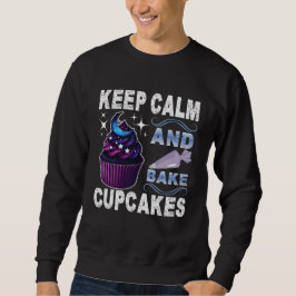 Sweatshirt garder calme et cuire des cupcakes