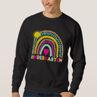 Sweatshirt Gardergarten Rainbow Retour À L'École Enseignants