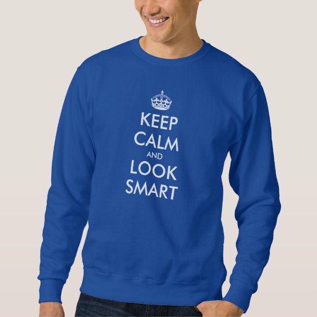 Sweatshirt Gardez la plaisanterie calme | de T-shirt pour (Devant)
