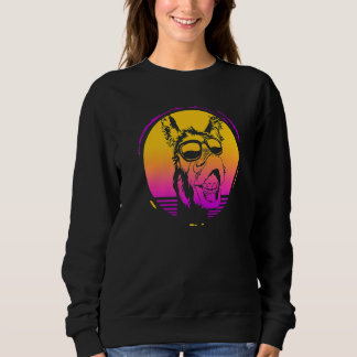 Sweatshirt Gardien de zoo Zoologiste Zoologie Âne Rétro