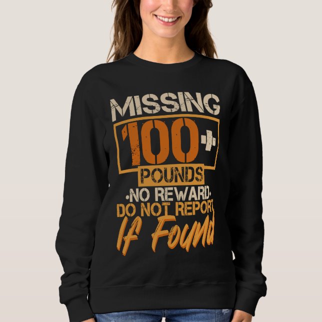 Sweatshirt Gastric 100 Pounds Lost Bariatric Surgery Weight L (Devant)
