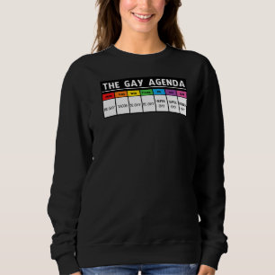 Sweatshirt Gay Agenda Lgbt Pride
