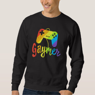 Sweatshirt Gaymer Gay Gamer Lgbt Pride Rainbow Parade March L