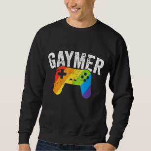 Sweatshirt Gaymer Lgbt Gamer Pride Rainbow Parade Mars Nerd