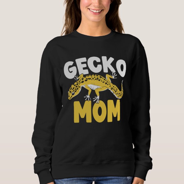Sweatshirt Gecko Mom Reptile Leopard Gecko  Lizard  1 (Devant)