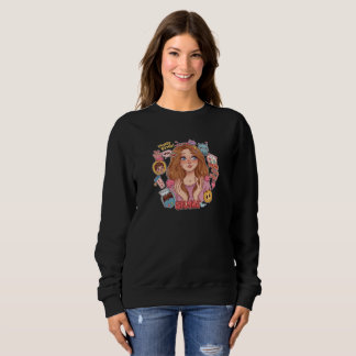 Sweatshirt Gen Z Vibes – Cute Aesthetic Girl