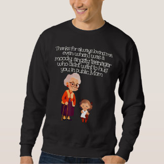 Sweatshirt Generation with Granny and Kid Happy Mother s Day