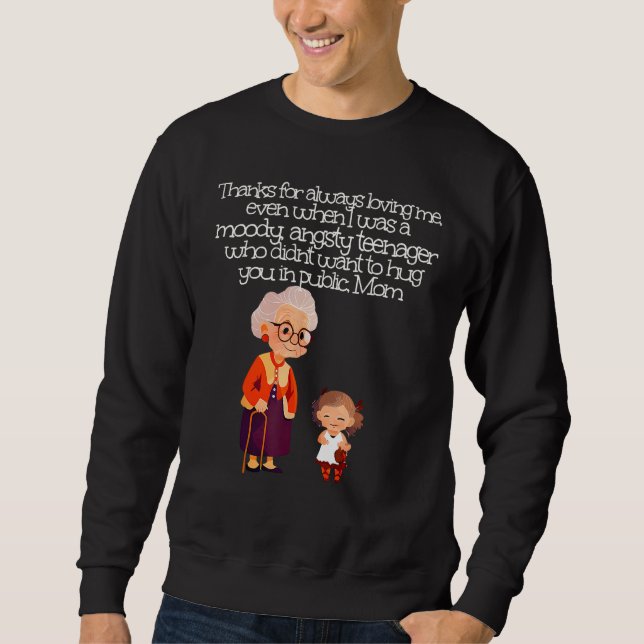 Sweatshirt Generation with Granny and Kid Happy Mother s Day (Devant)