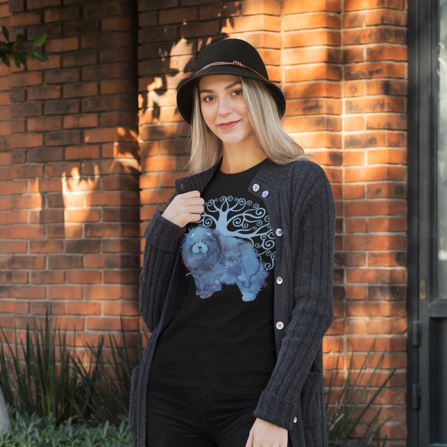 Sweatshirt GÈNES FADÉS Chow TREE DE LA VIE avant et arrière (Créateur téléchargé)