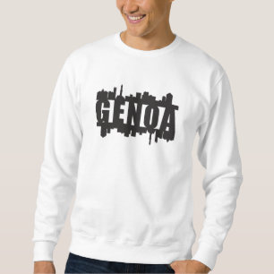 Sweatshirt Gênes Italie City Skyline Cityscape Funny Gift Id