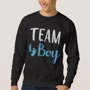Sweatshirt Genre révéler équipe garçon jumelé famille bébé fê