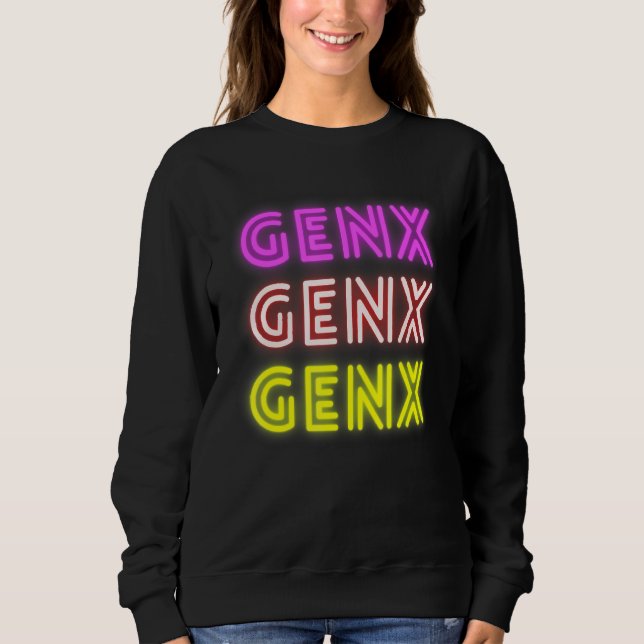 Sweatshirt Genx Neon Fun (Devant)
