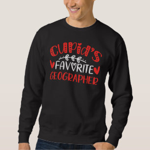Sweatshirt Géographe Favori Cupid S Romance Couples Hommes De