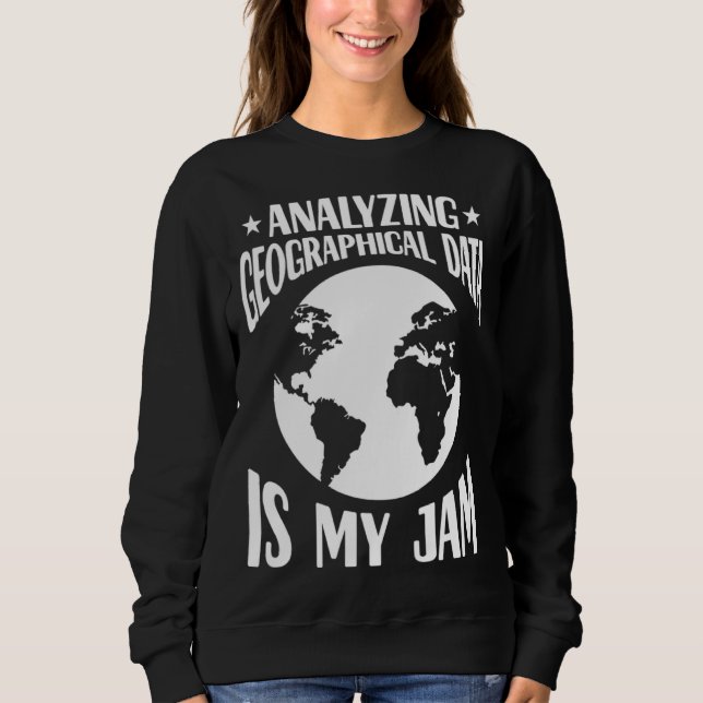 Sweatshirt Geographical Mapping Cartography World Map (Devant)
