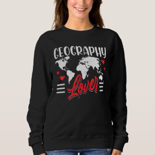Sweatshirt Géographie Professeur Géographe Géographe Étudiant