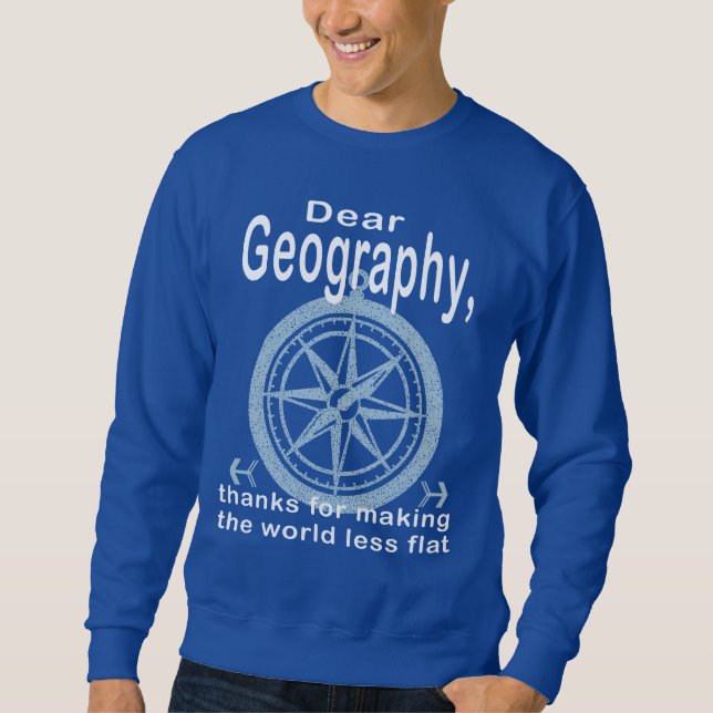 Sweatshirt Geography (Devant)