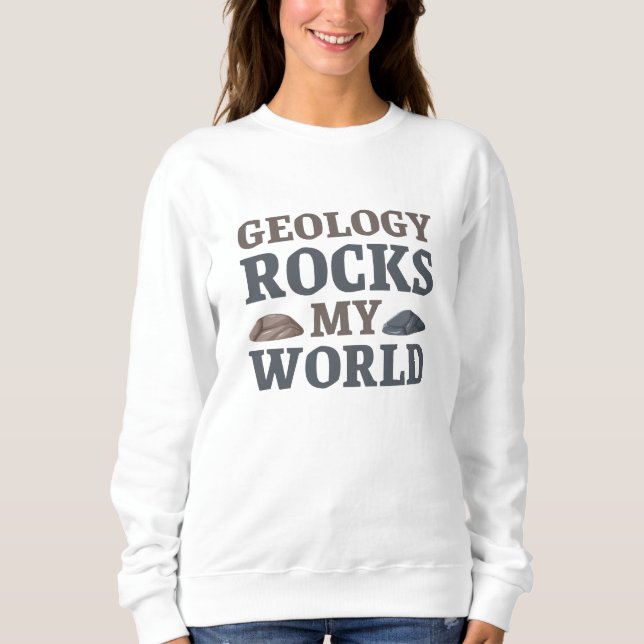 Sweatshirt Géologie Rocks Mon Monde (Devant)