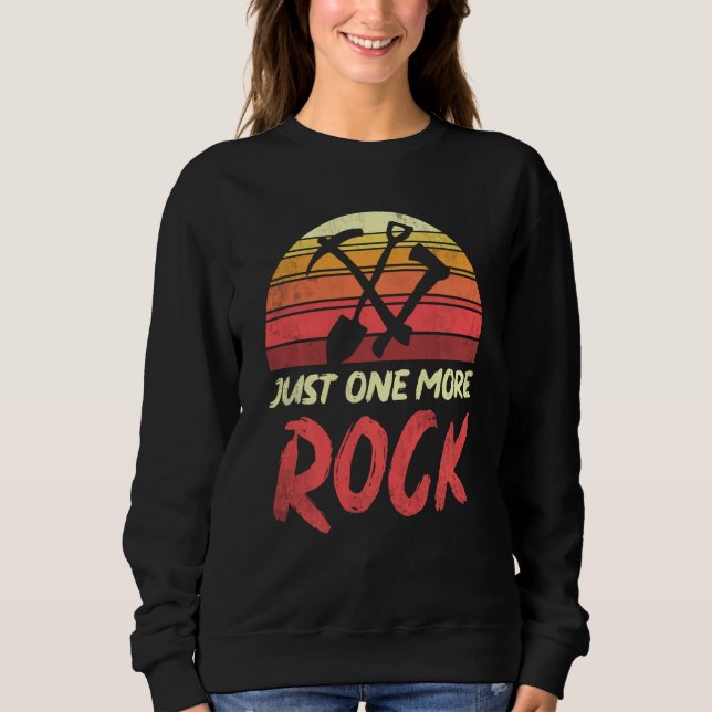 Sweatshirt Géologue juste un autre Rock Retro Géologie 1 (Devant)