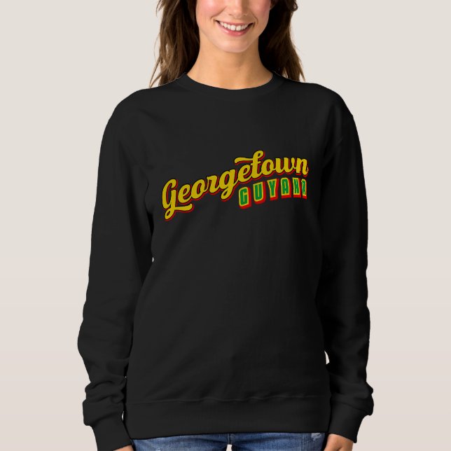 Sweatshirt Georgetown Guyana (Devant)