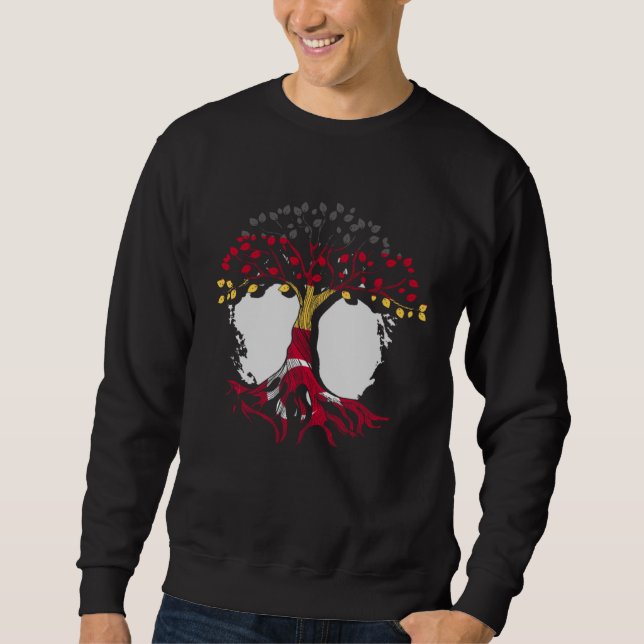 Sweatshirt German Turkish Flag Turkey Germany Tree Proud Turk (Devant)