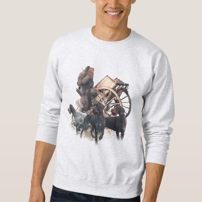 Sweatshirt German Wirehaired Pointer (Devant)
