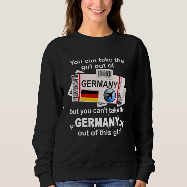 Sweatshirt Germany Boarding Pass  Germany Girl  Germany (Devant)