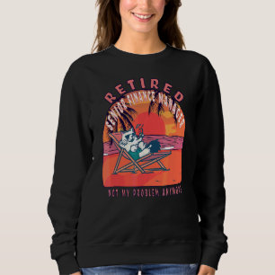 Sweatshirt Gestionnaire principal des finances retraité Retra