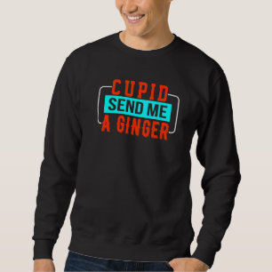 Sweatshirt Gingembre Croupion rouge Tête de fraise Blonde Ga
