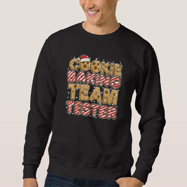 Sweatshirt Gingerbread Christmas Cookie Baking Holiday Costum (Devant)