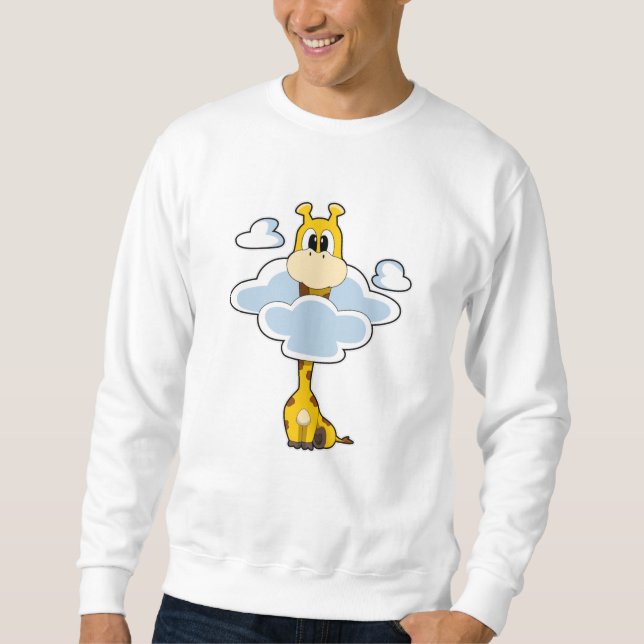 Sweatshirt Girafe aux nuages (Devant)