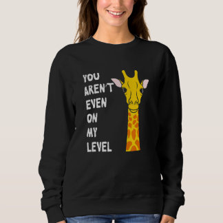 Sweatshirt Girafe Drôle