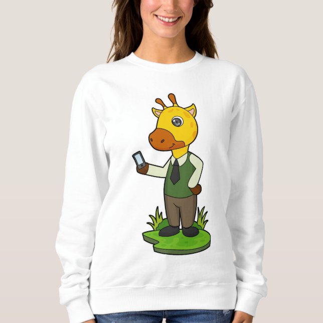 Sweatshirt Giraffe avec mobile (Devant)