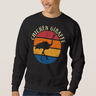 Sweatshirt Giraffe de poulet Ostrich animal Oiseau sans vol
