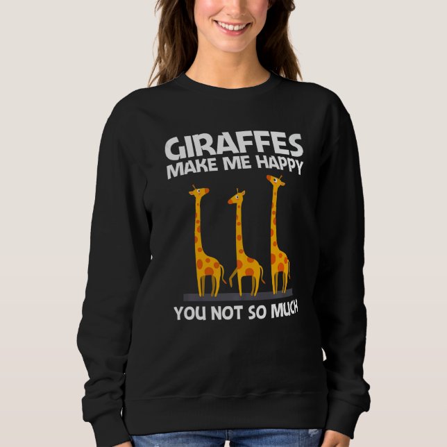 Sweatshirt Giraffe Designs For Men Women Safari Wildlife Anim (Devant)