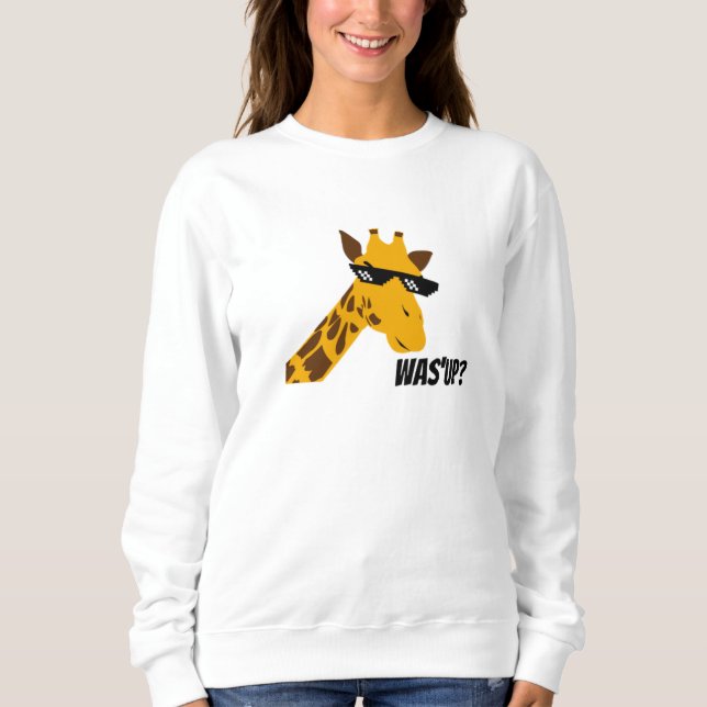 Sweatshirt Giraffe disant (Devant)
