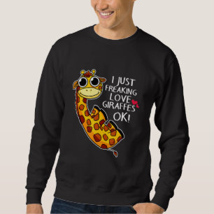 Sweatshirt Giraffe Love