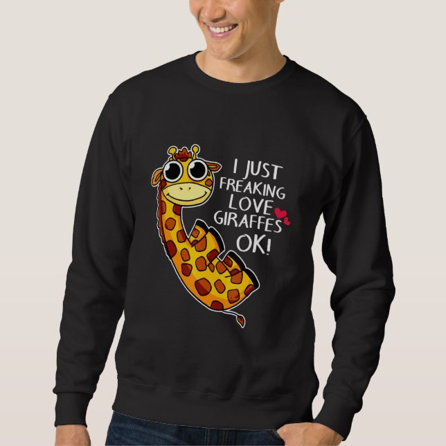 Sweatshirt Giraffe Love (Devant)