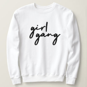 Sweatshirt Girl Gang Cute Girl Power Moderne Féminisme
